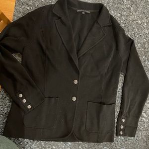 White house black market black sweater blazer.XL